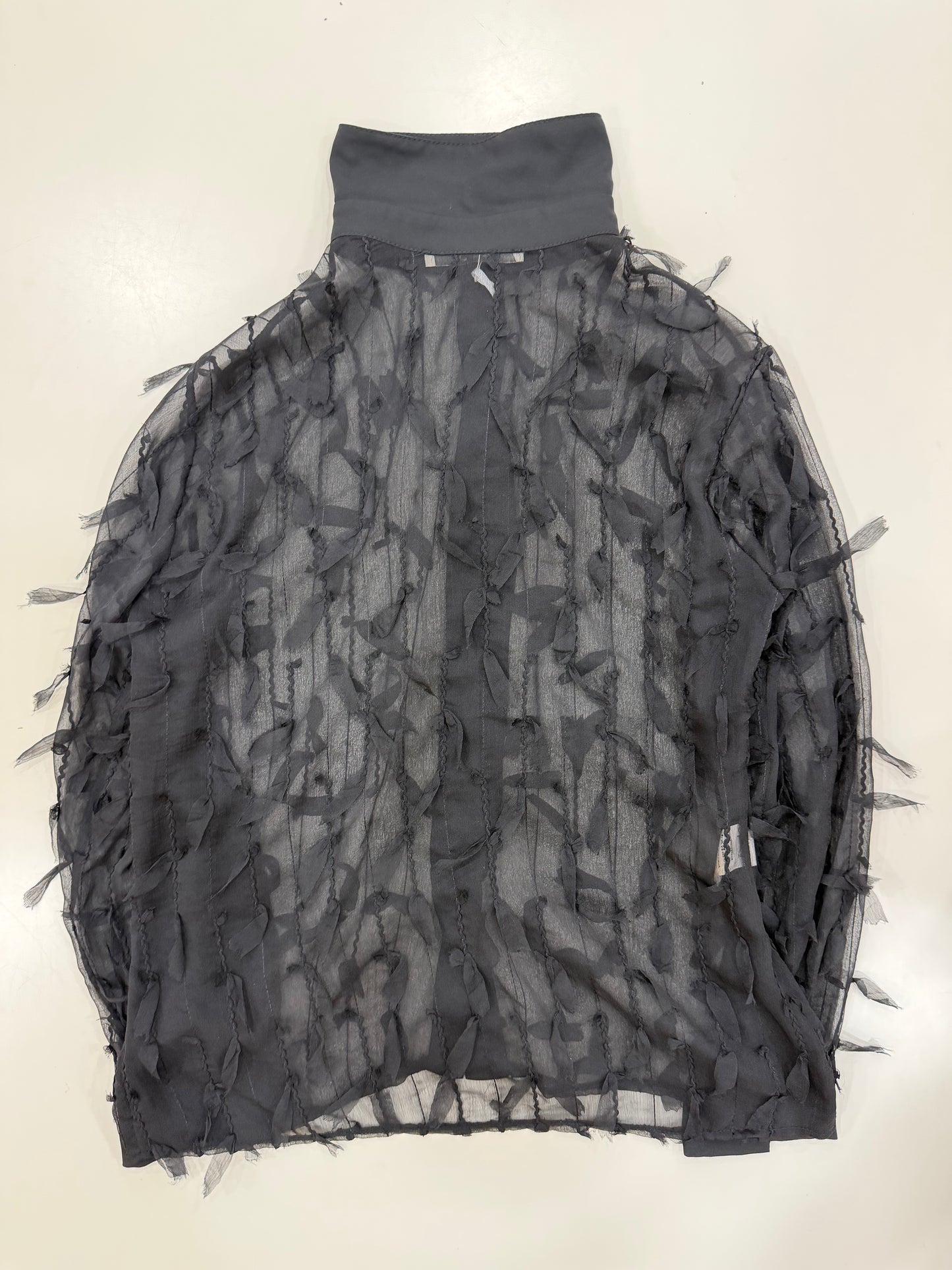 Camicia Fiocchetti Panna/nero Operà