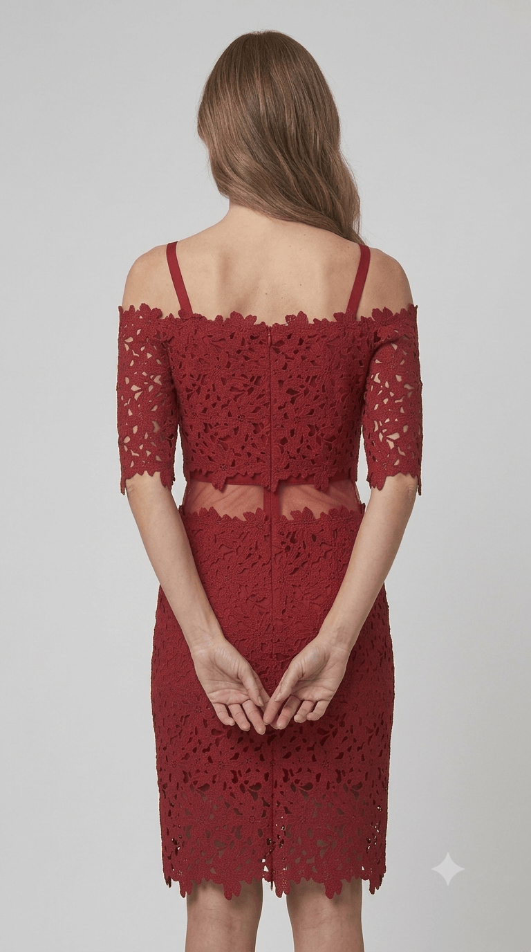 Abito corto Rubendellariccia tulle e pizzo 2 varianti - Malerba Showroom