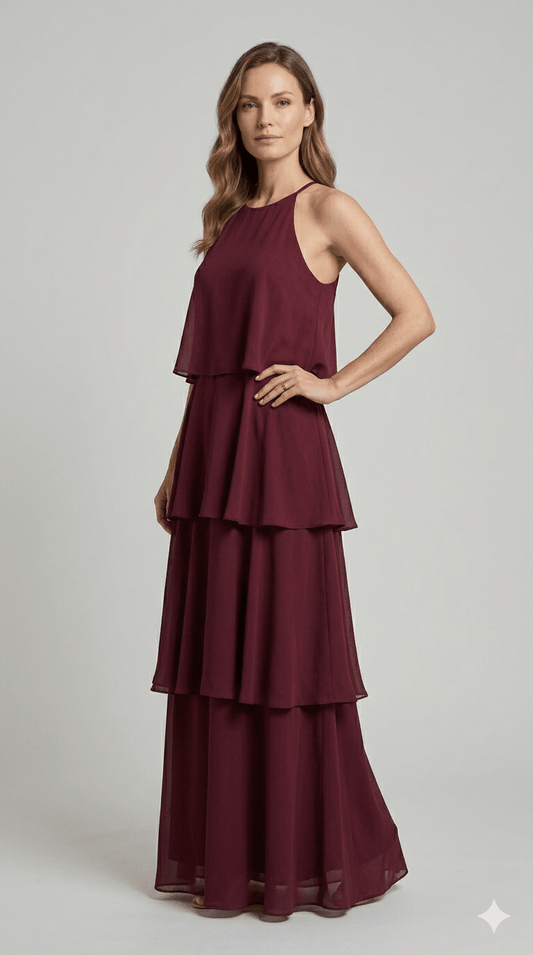 Abito Opeà mussola lyocell cherry - Malerba Showroom