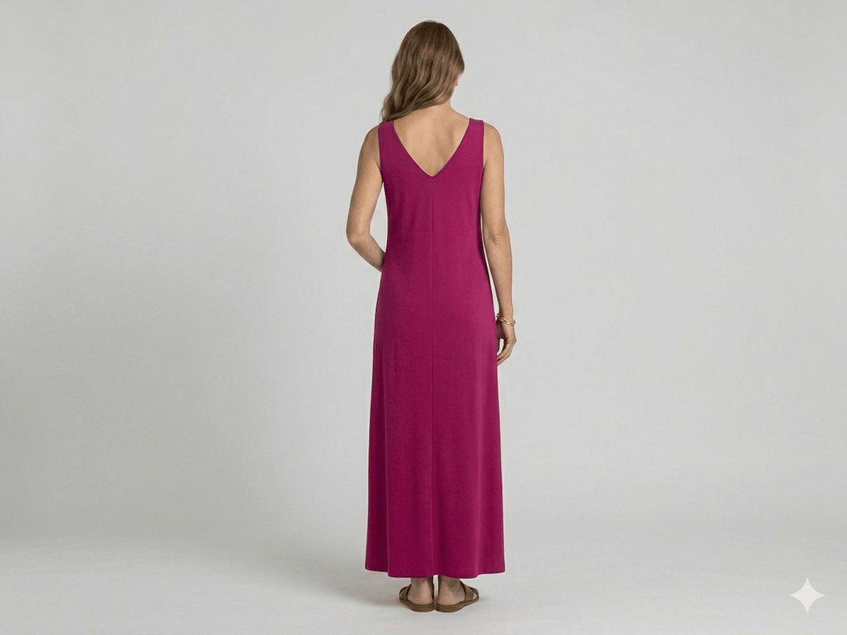 Abito Pennyblack modello pattila verde e fucsia - Malerba Showroom