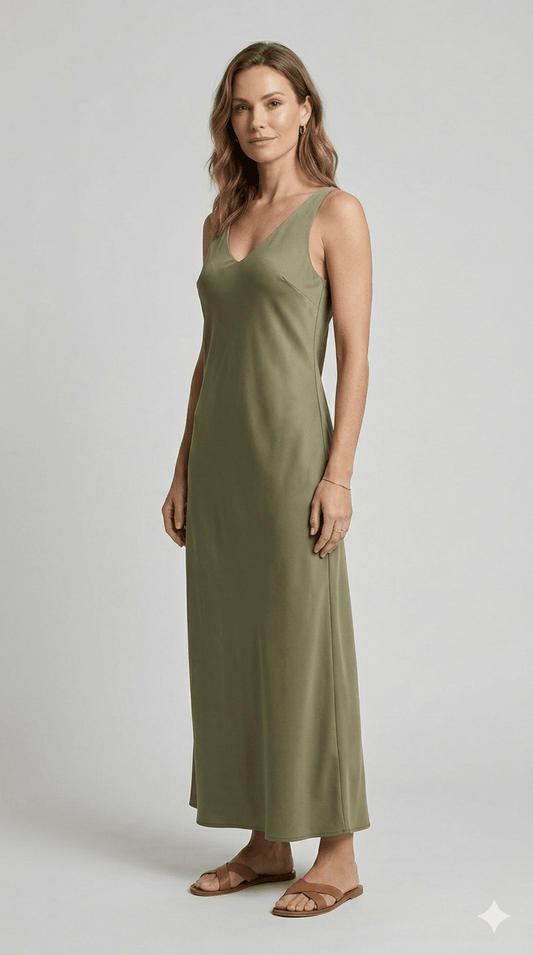 Abito Pennyblack modello pattila verde e fucsia - Malerba Showroom