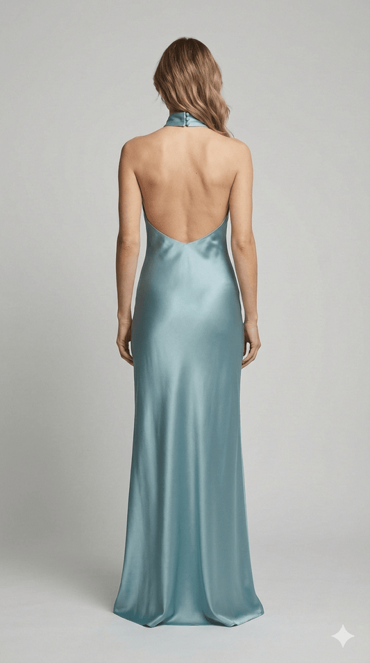 Abito Silence verde salvia - Malerba Showroom