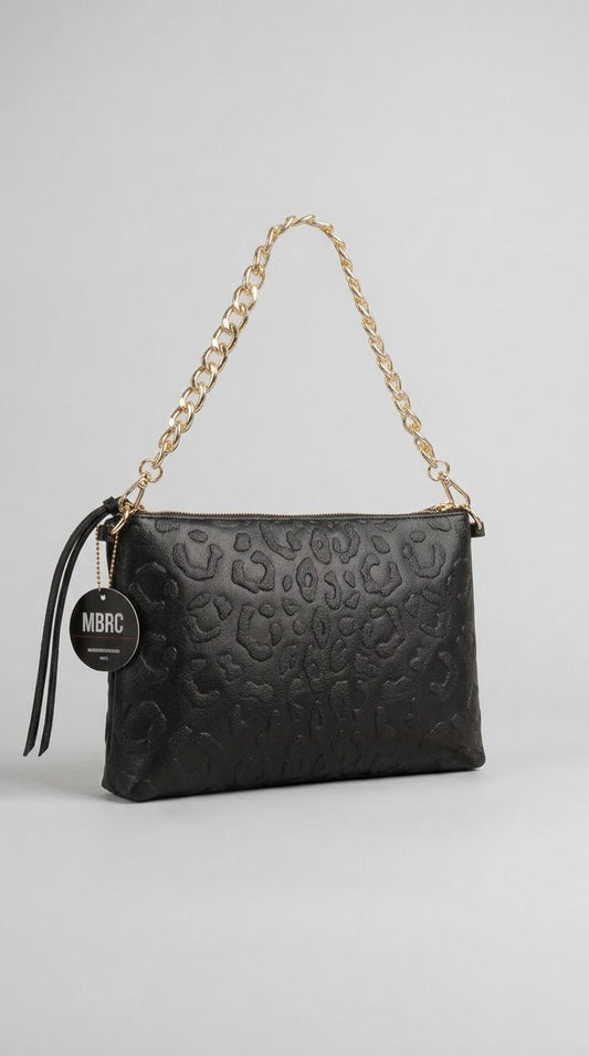 Borsa MBRC in pelle effetto animalier linea print - Malerba Showroom