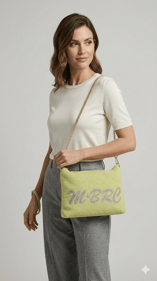 Borsa MBRC in tessuto linea glitter 2 varianti - Malerba Showroom