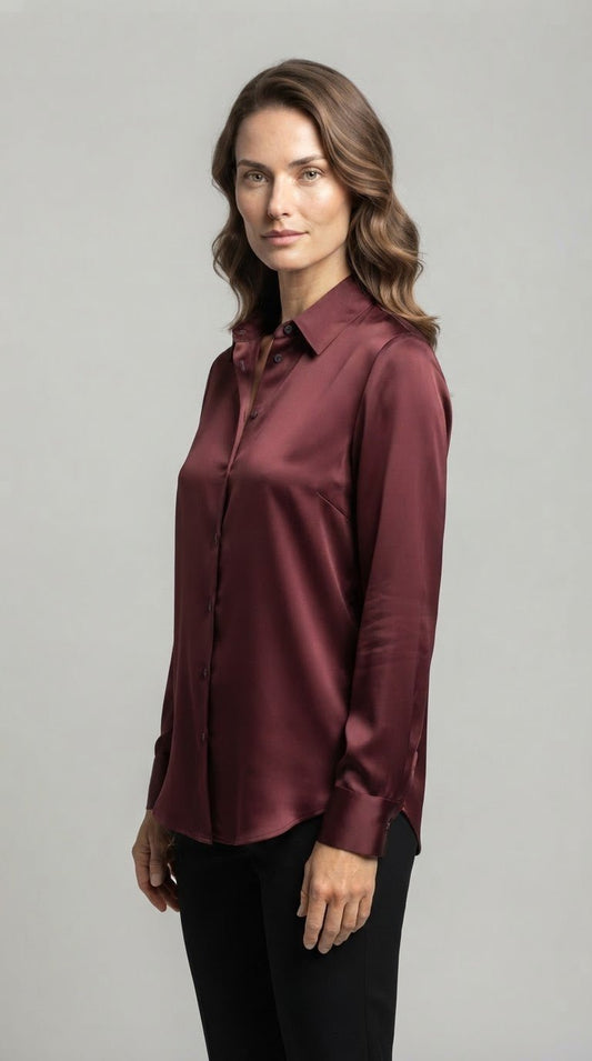 Camicia Emme Marella mod. EMMEDRO effetto raso - Malerba Showroom
