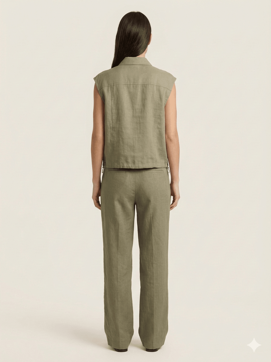 Gilet Corto Le Streghe V.militare - Malerba Showroom