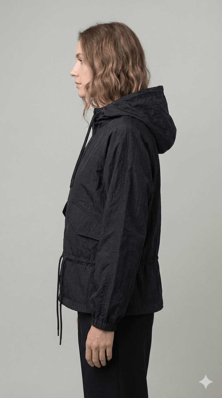 Giubbotto Parka Le Streghe Nero e Sigaro - Malerba Showroom