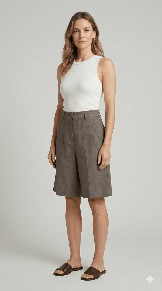 Pantaloncino Lino Emme Marella - Malerba Showroom