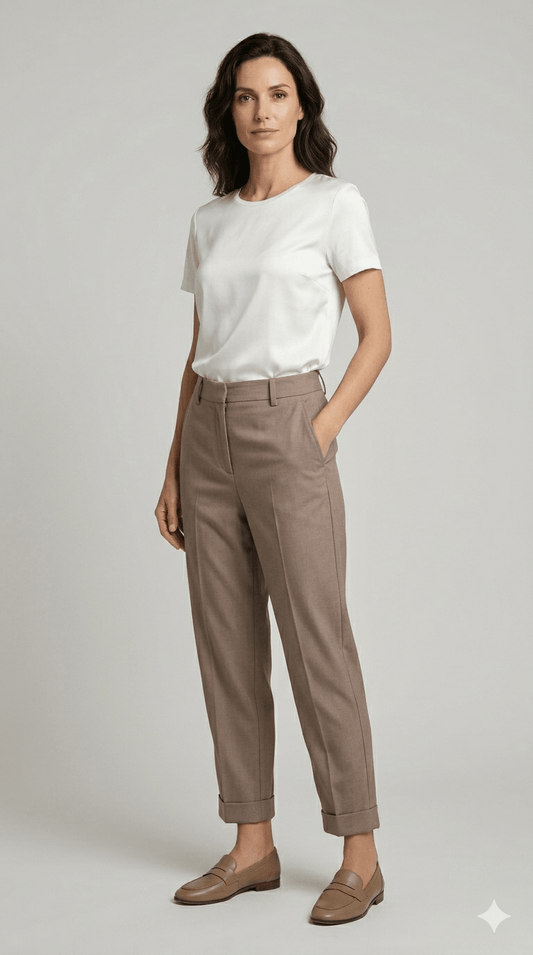 Pantalone Ragno carota con tasche - Malerba Showroom