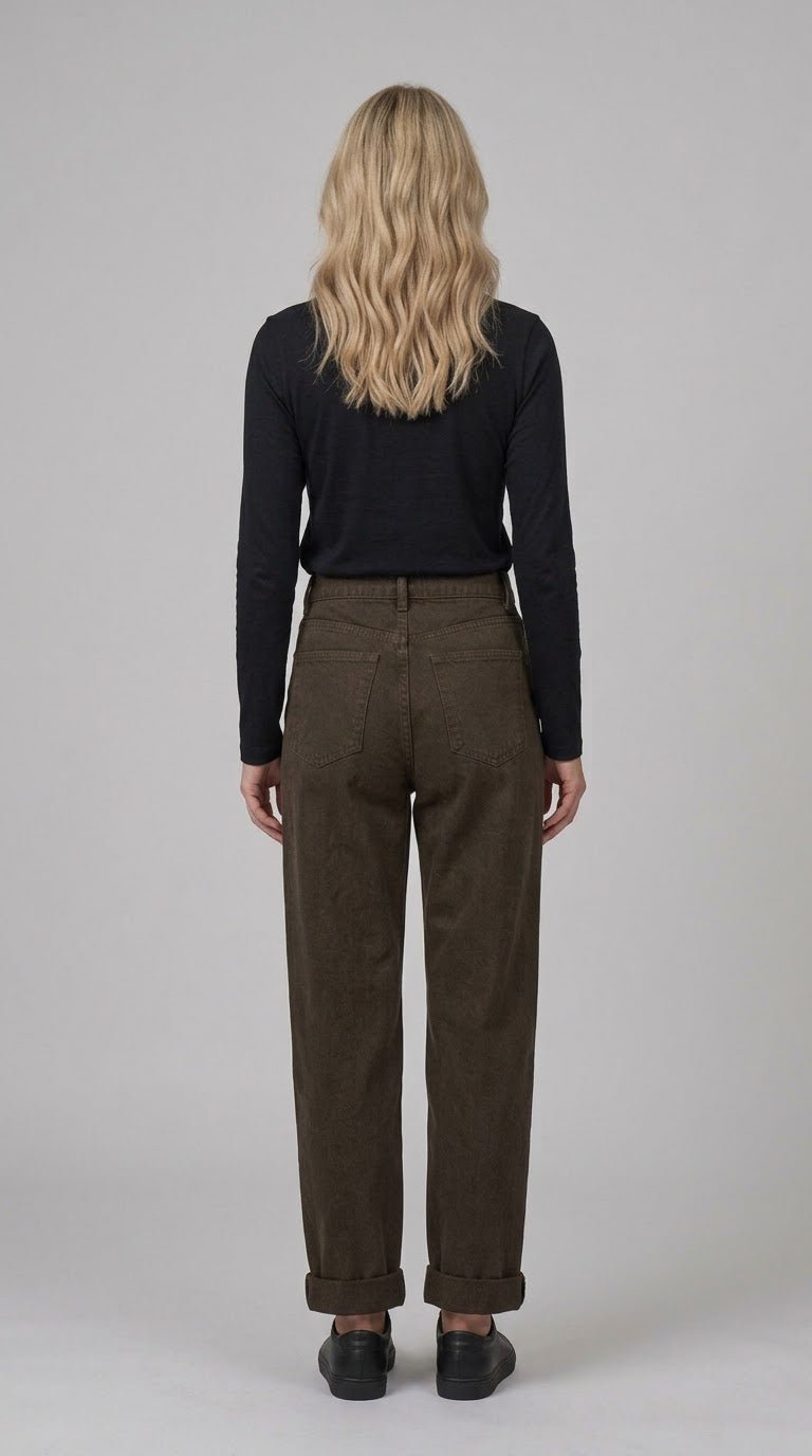 Pantalone Vicolo modello balloon in jeans 2 var. colore - Malerba Showroom