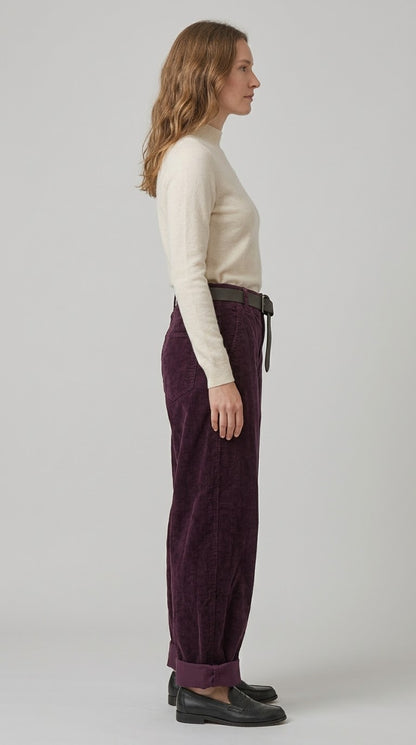 Pantalone Kikisix ovetto in velluto 2 var. colore