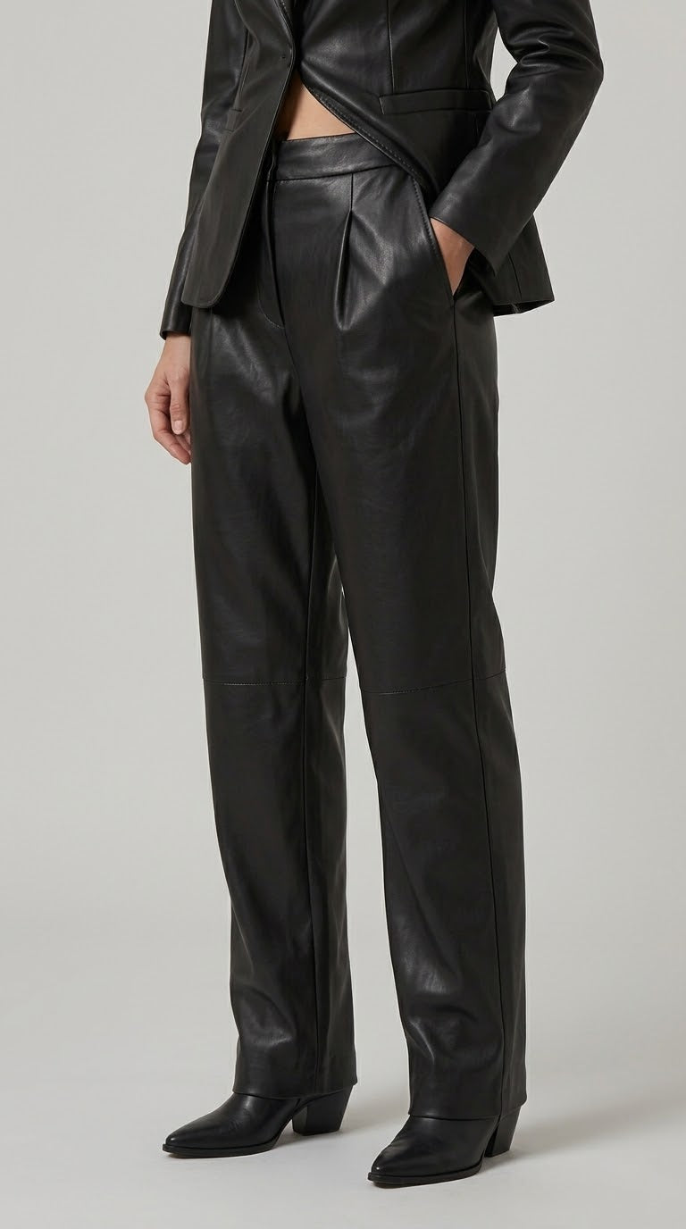 Pantalone Operà ecopelle 2 var. colore