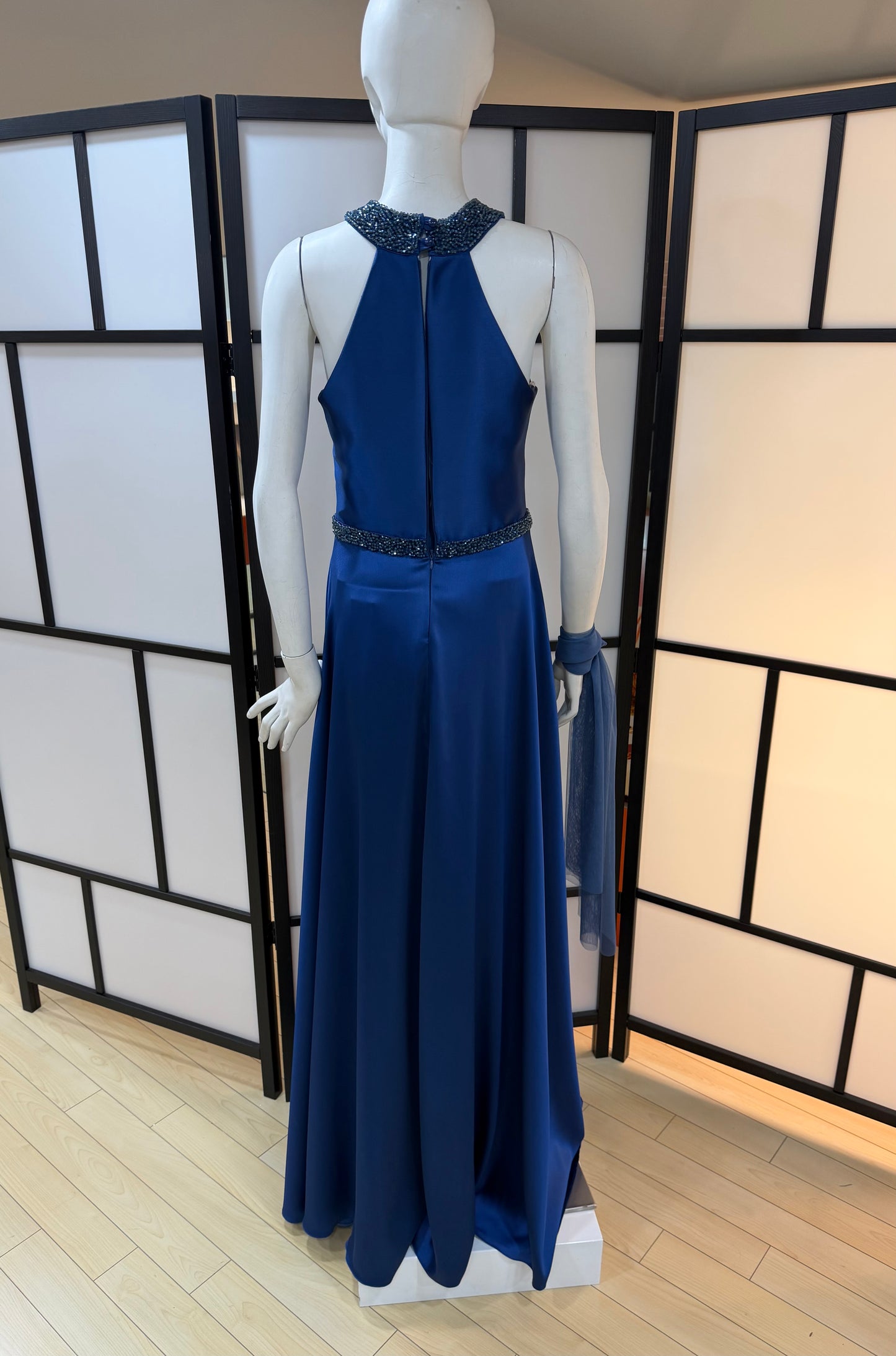 Abito Da Cerimonia Lungo Blu Ette