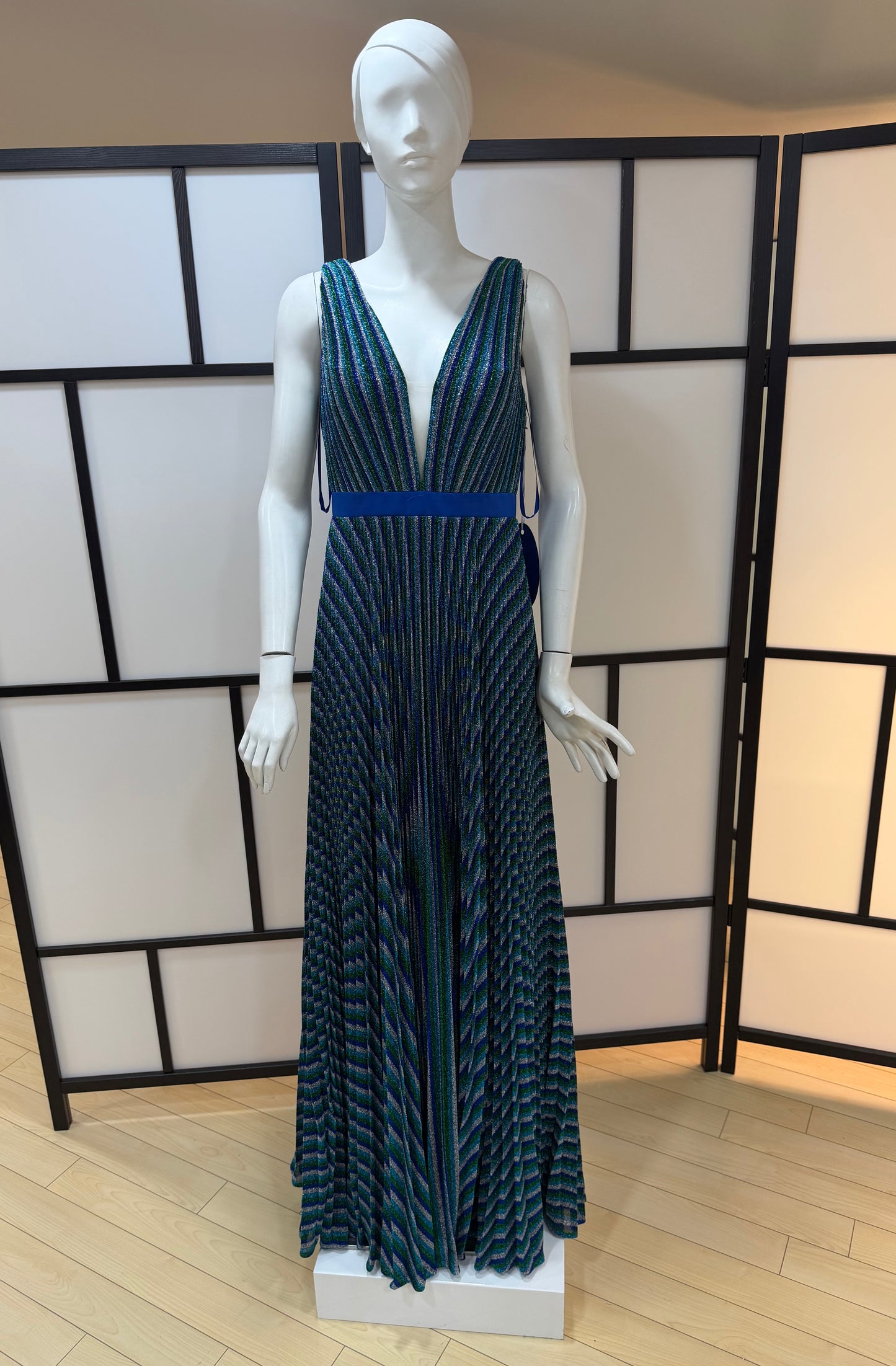 Abito Da Cerimonia Plissettato