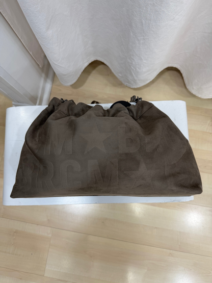 Borsa In Pelle Nero/Fango Massimo Braccialini