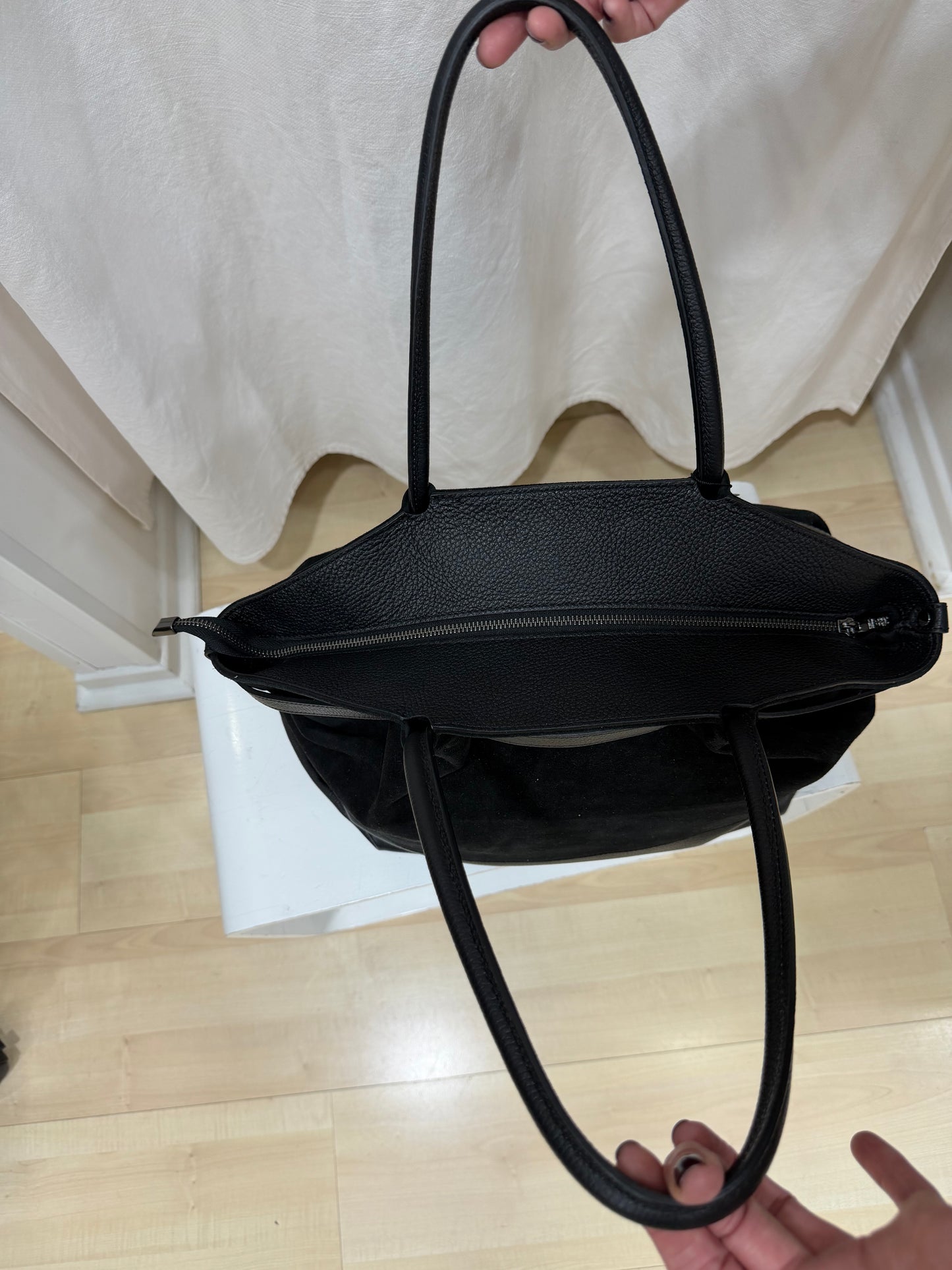 Borsa In Pelle Nera Massimo Braccialini