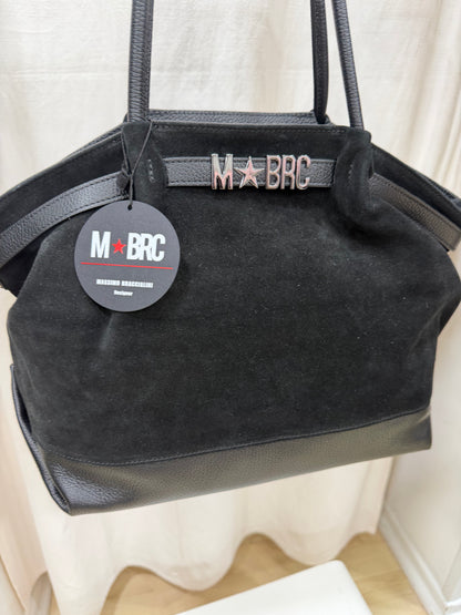 Borsa In Pelle Nera Massimo Braccialini