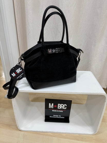 Borsa In Pelle Nera Massimo Braccialini