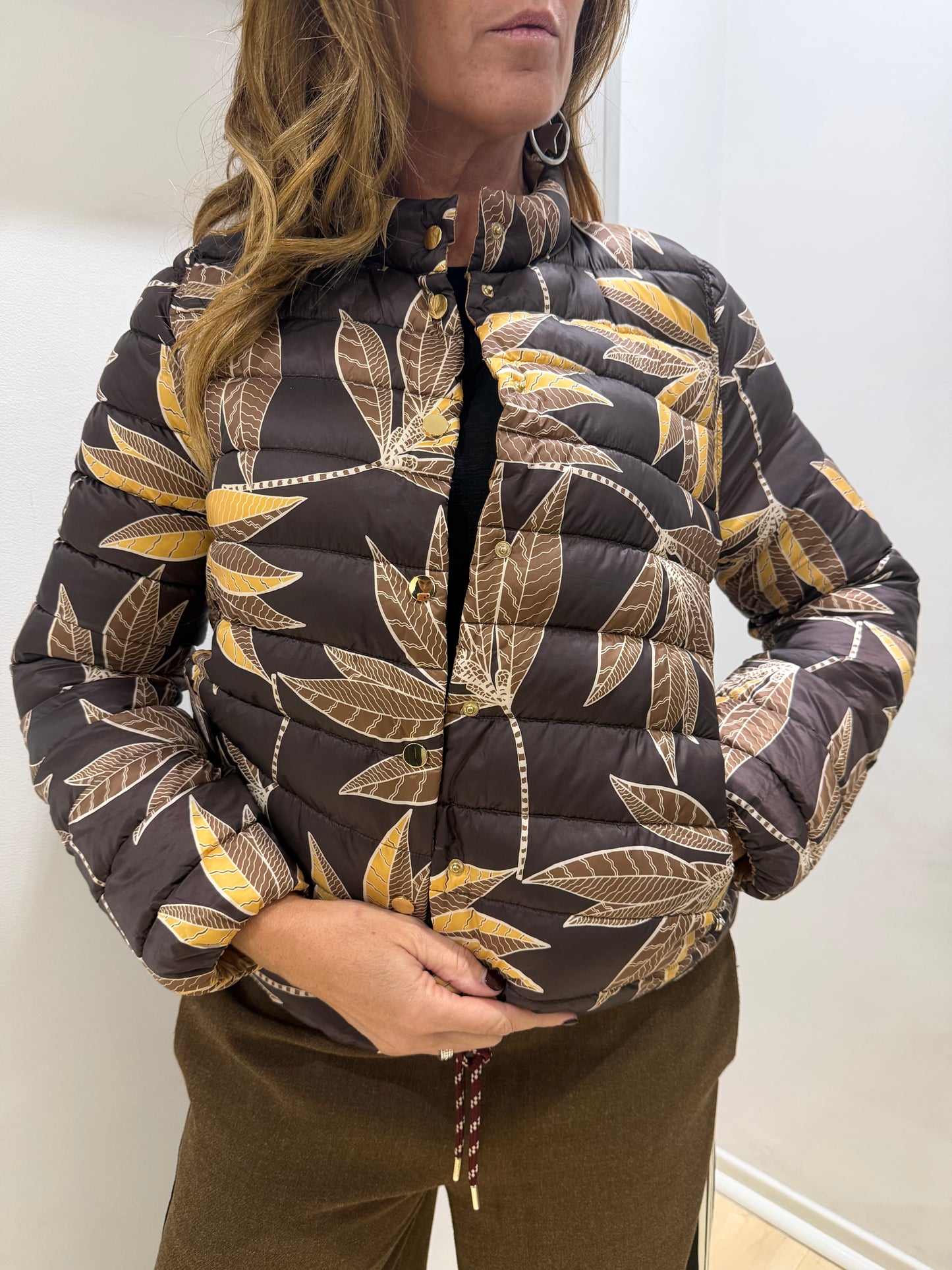 Giubbino Floreale Double Face Corto Emme Marella