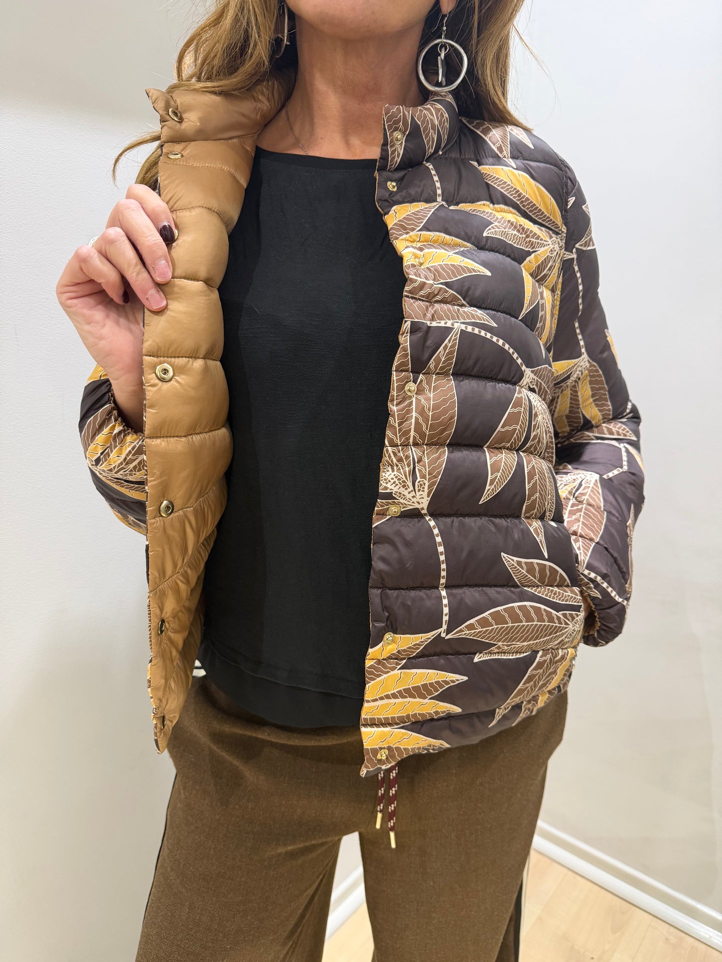 Giubbino Floreale Double Face Corto Emme Marella