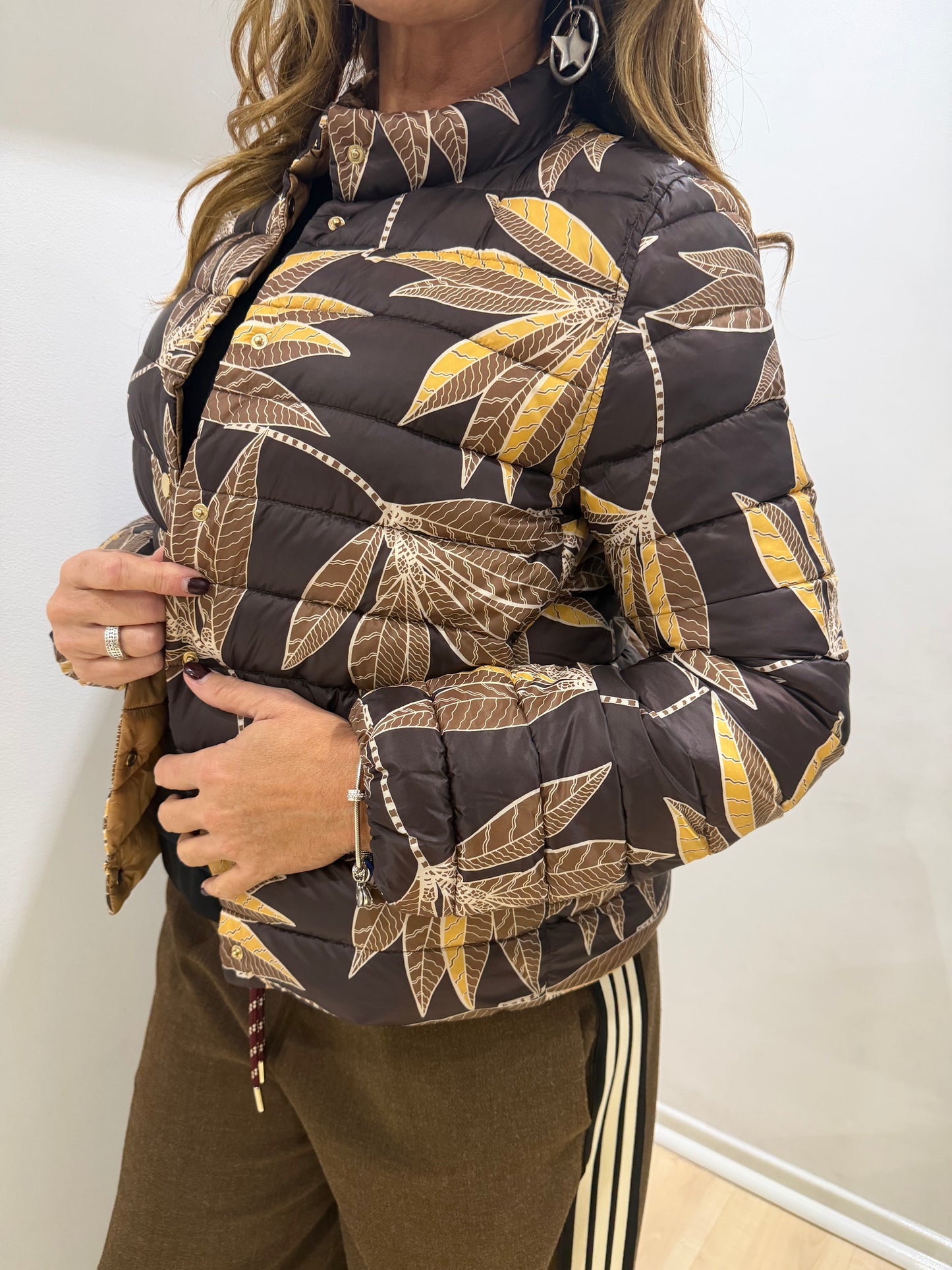 Giubbino Floreale Double Face Corto Emme Marella