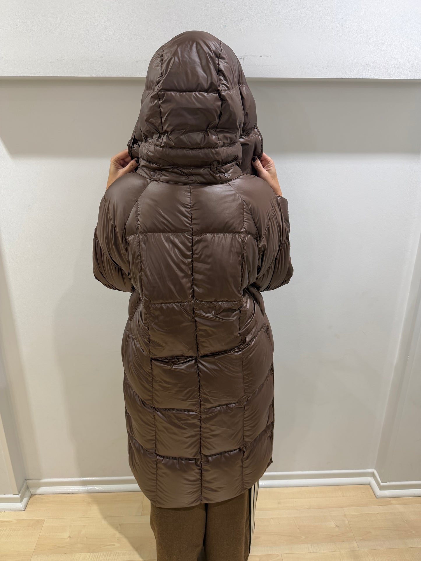 Piumino marrone Vicolo