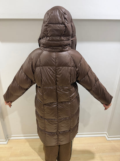 Piumino marrone Vicolo