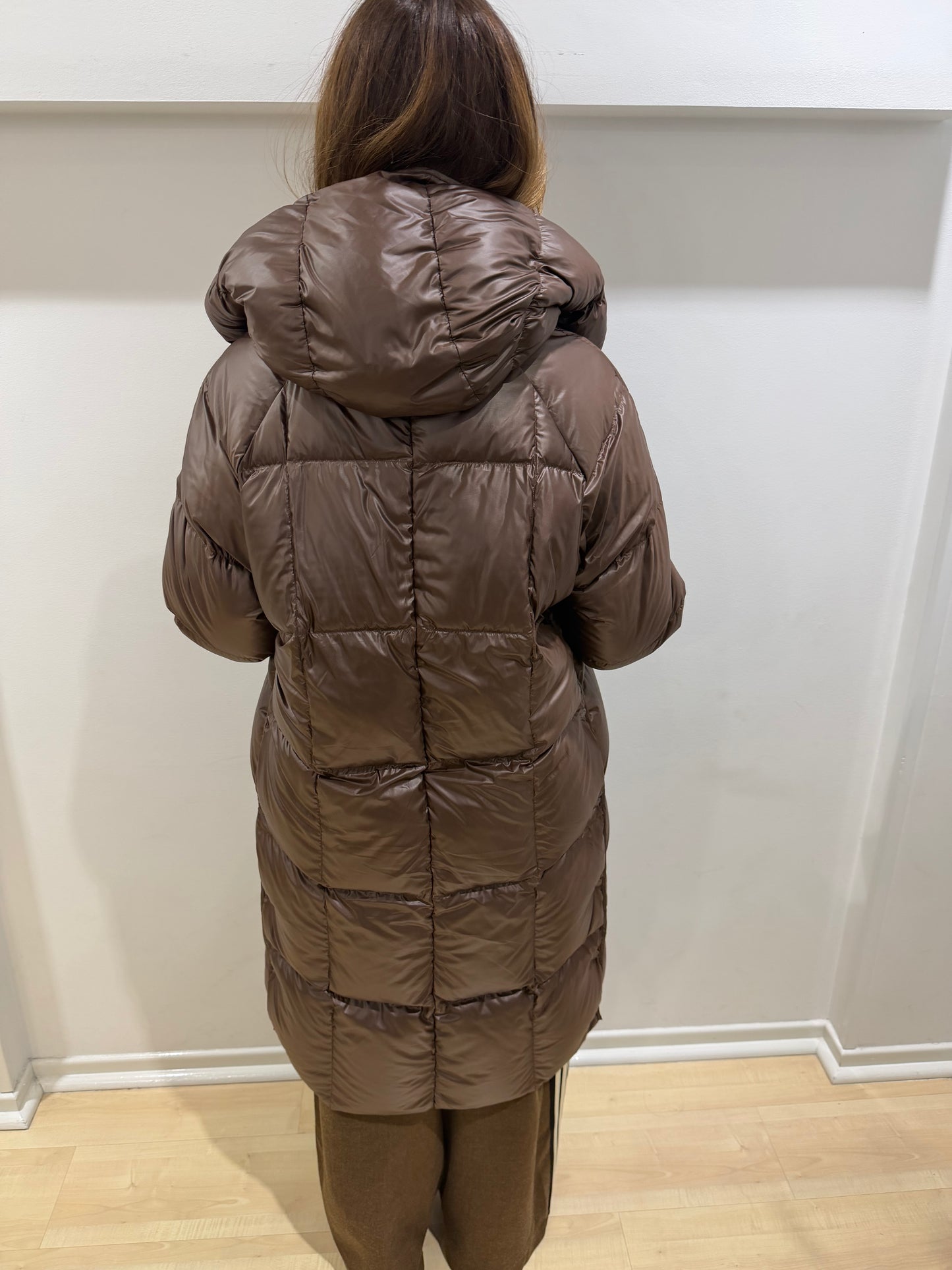 Piumino marrone Vicolo