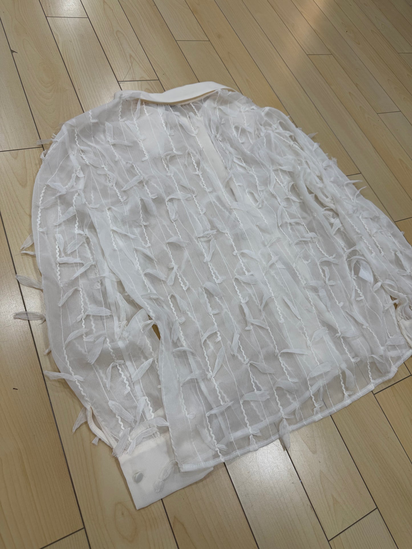 Camicia Fiocchetti Panna/nero Operà