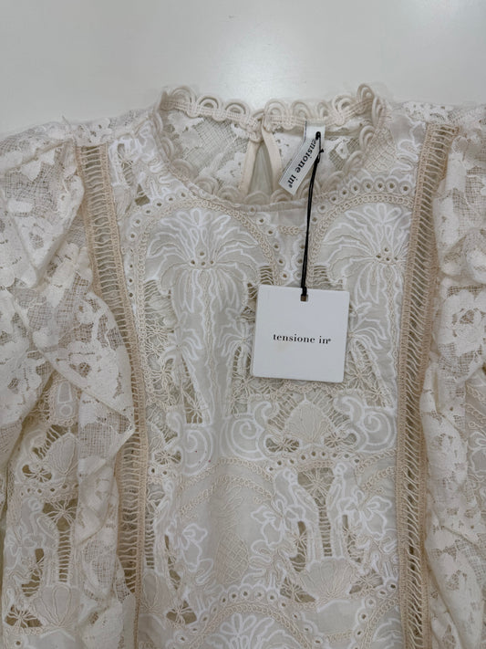 Camicia Panna Tensione In