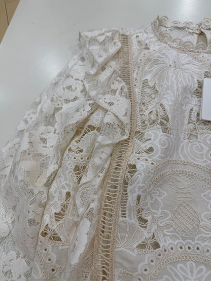 Camicia Panna Tensione In