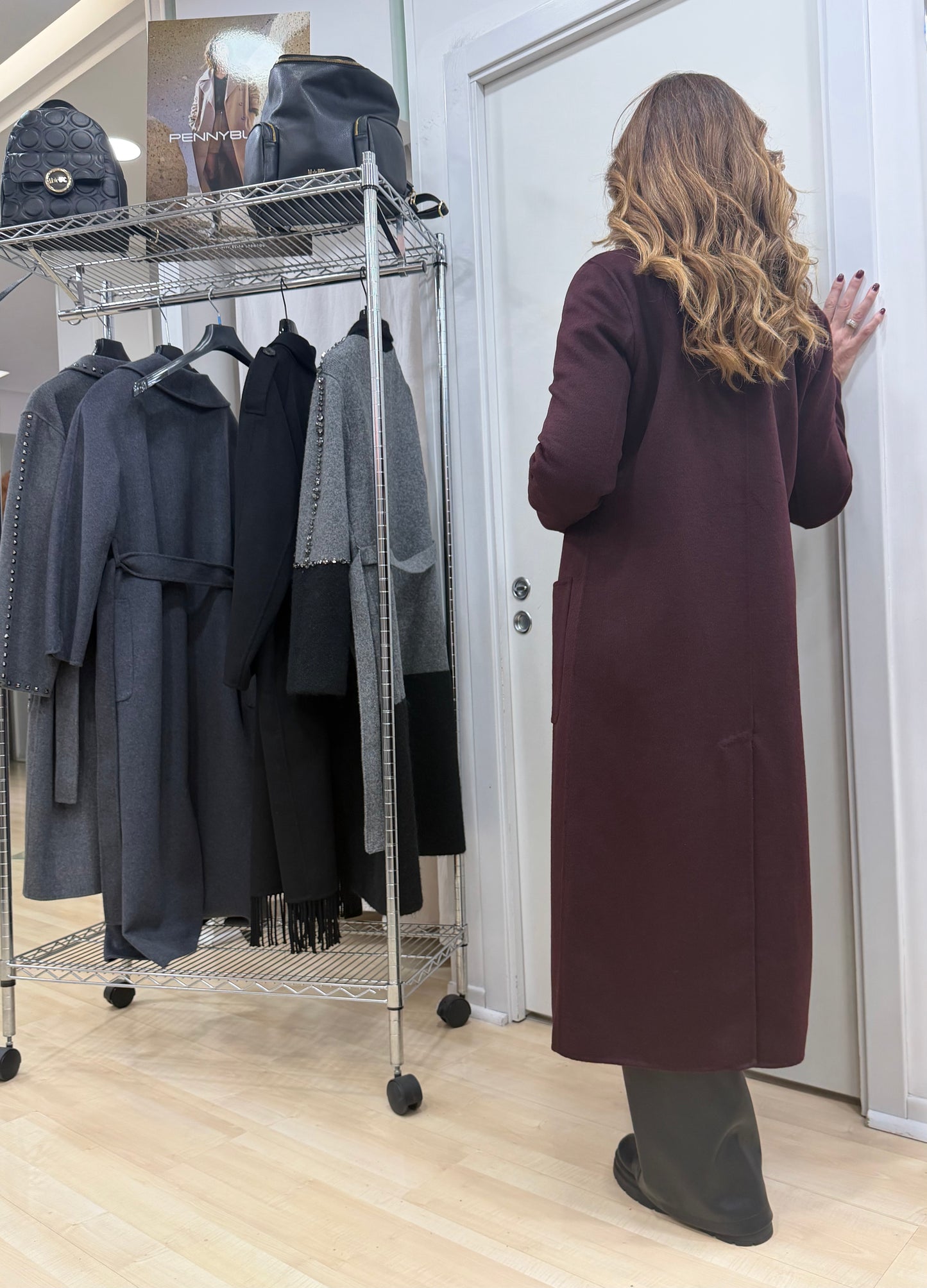 Cappotto bordeaux Vicolo