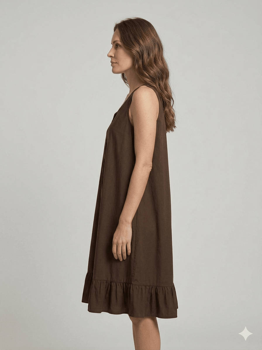 Abito corto Le Streghe con abbottonatura frontale - Malerba Showroom
