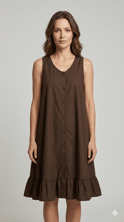 Abito corto Le Streghe con abbottonatura frontale - Malerba Showroom