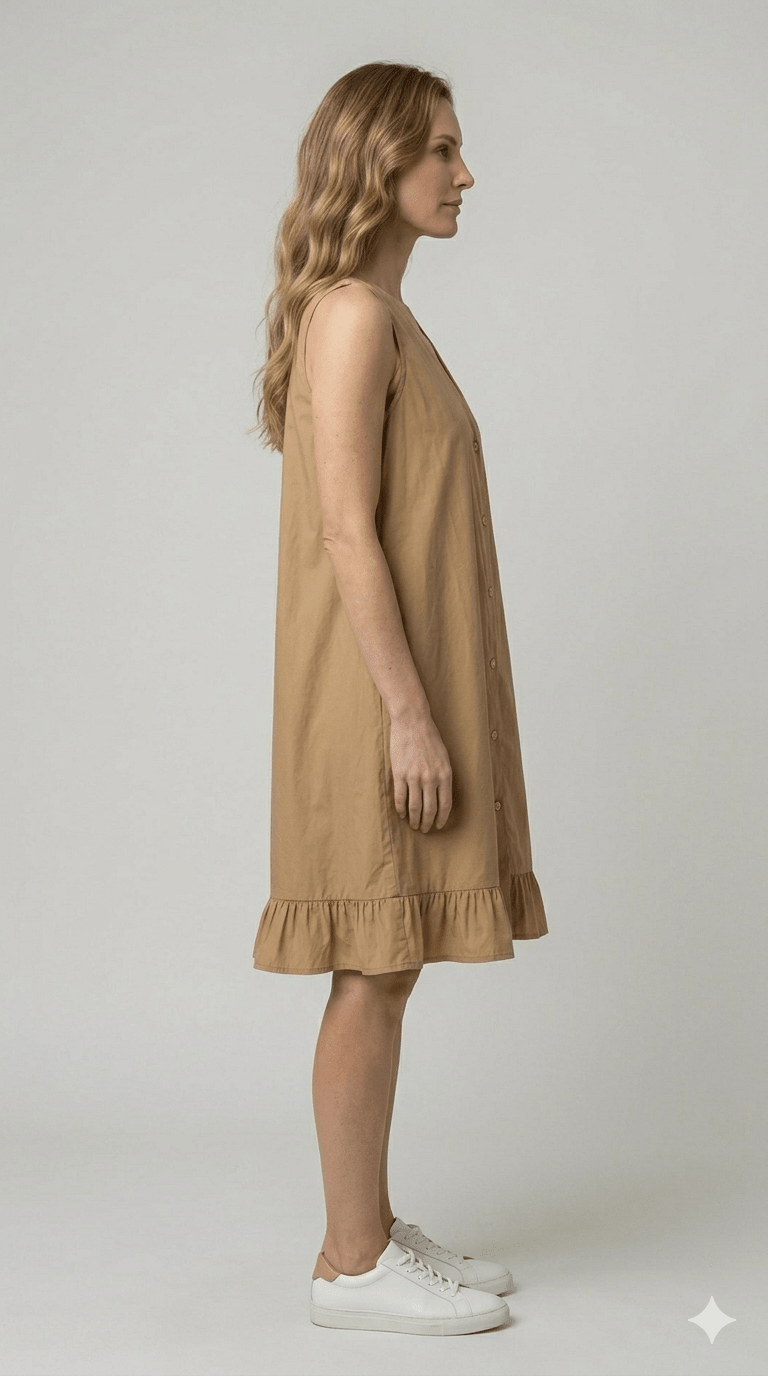 Abito corto Le Streghe con abbottonatura frontale - Malerba Showroom