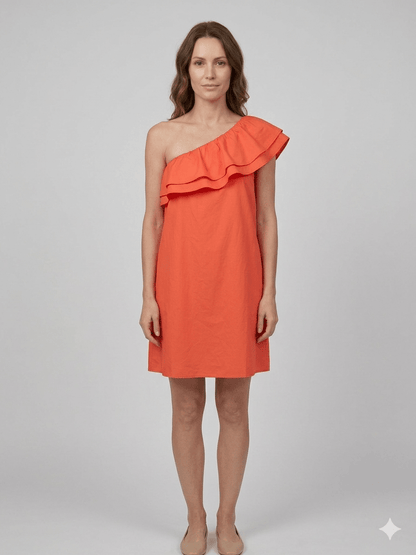 Abito corto Vicolo monospalla - Malerba Showroom