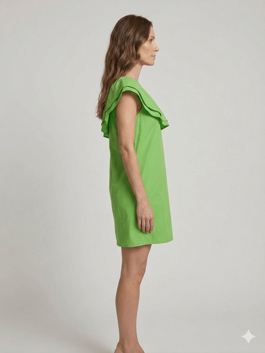 Abito corto Vicolo monospalla - Malerba Showroom