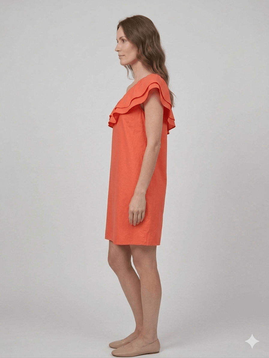 Abito corto Vicolo monospalla - Malerba Showroom