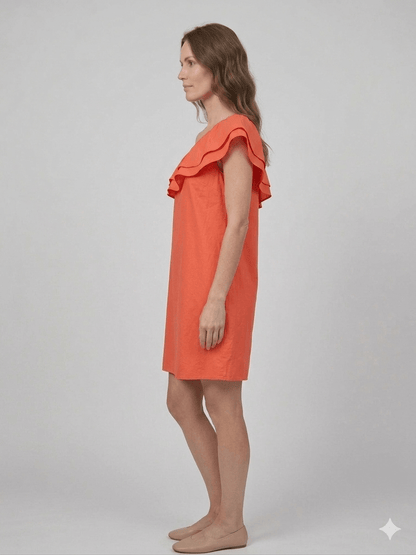 Abito corto Vicolo monospalla - Malerba Showroom