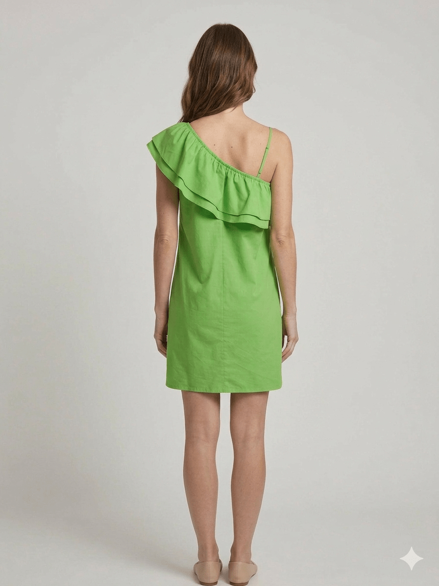 Abito corto Vicolo monospalla - Malerba Showroom