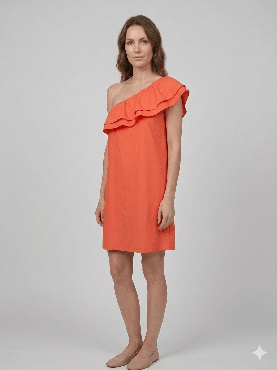Abito corto Vicolo monospalla - Malerba Showroom