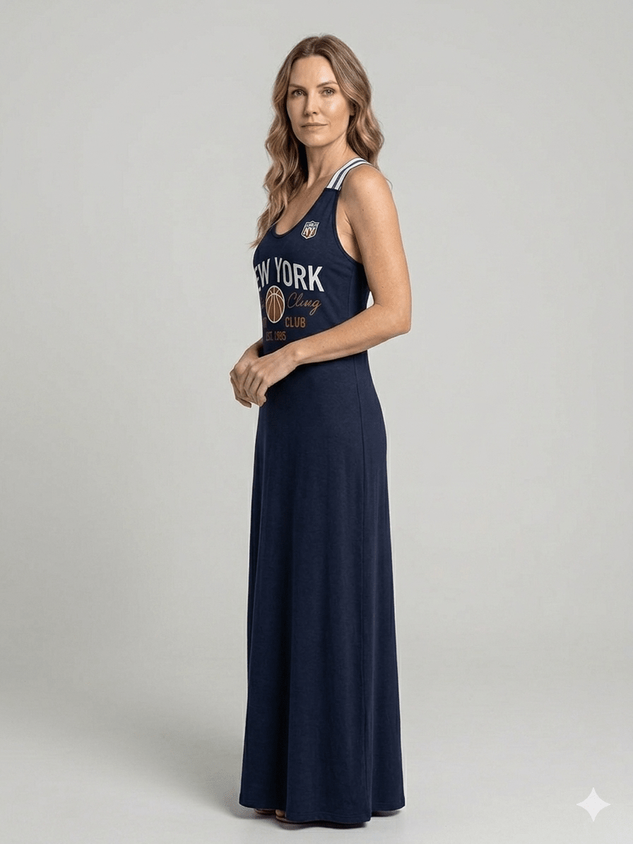 Abito Dairesy con stampa new york - Malerba Showroom