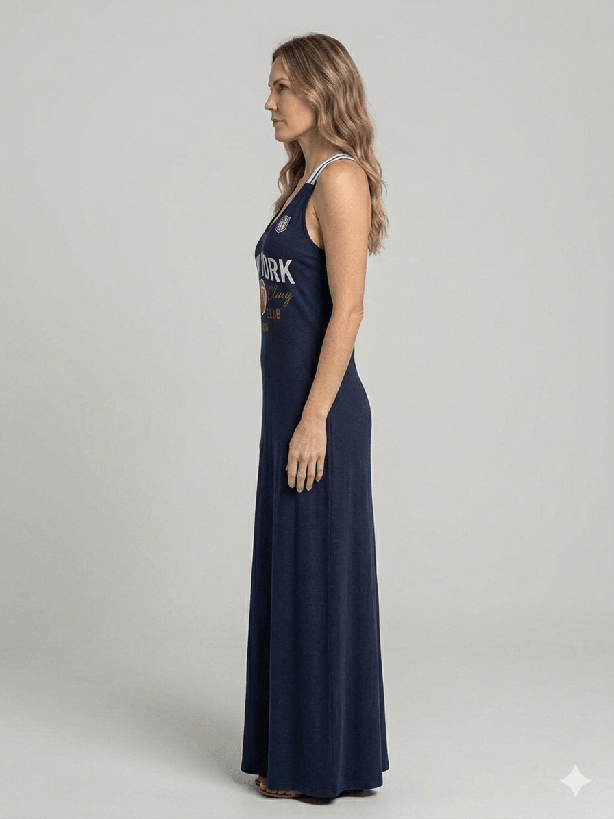 Abito Dairesy con stampa new york - Malerba Showroom