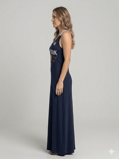 Abito Dairesy con stampa new york - Malerba Showroom