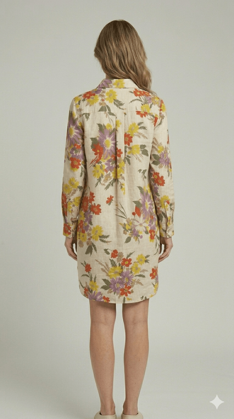 Abito Emme Marella fantasia fiori - Malerba Showroom