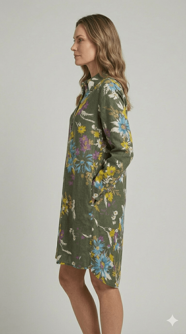 Abito Emme Marella fantasia fiori - Malerba Showroom