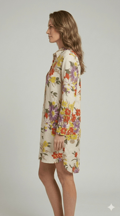 Abito Emme Marella fantasia fiori - Malerba Showroom