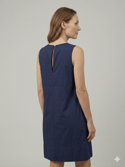 Abito Operà blu con rouge - Malerba Showroom