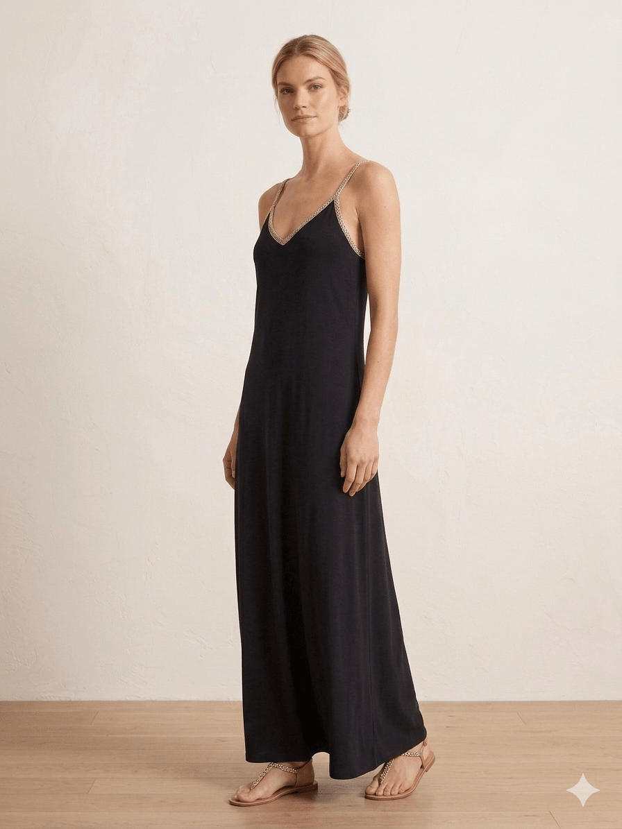 Abito Operà jersey con bratelline - Malerba Showroom