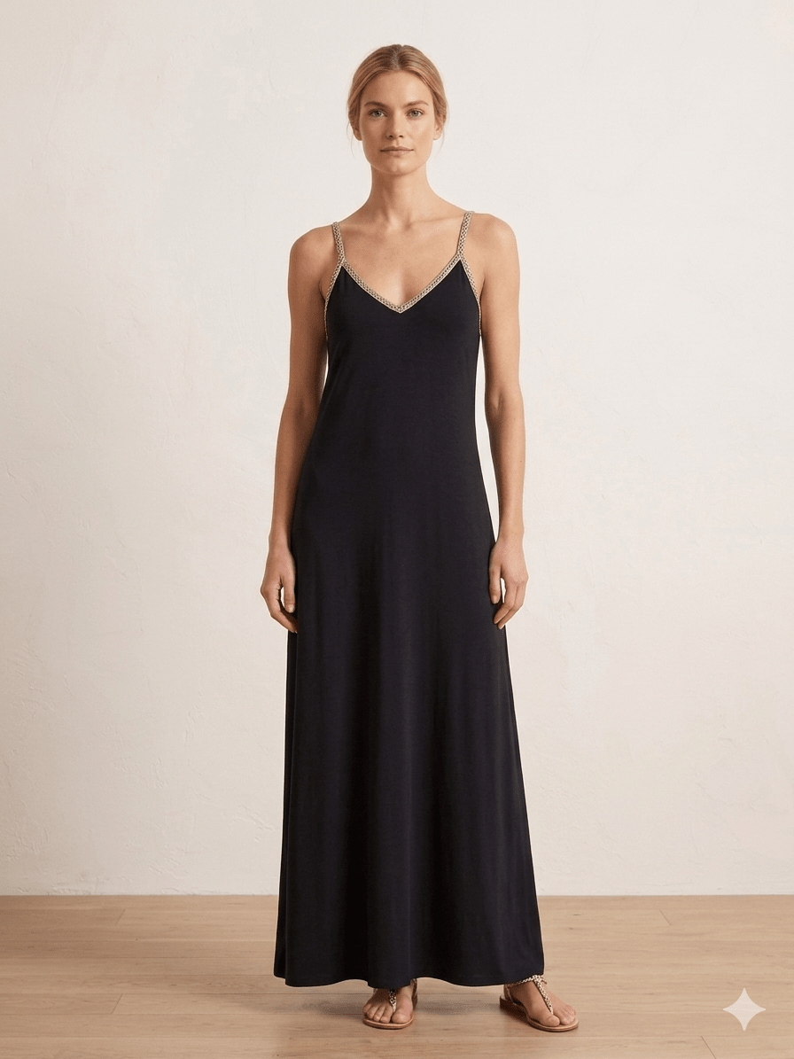 Abito Operà jersey con bratelline - Malerba Showroom